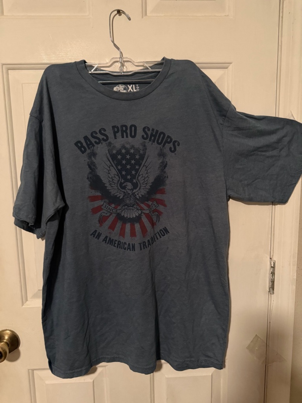 Bass Pro Shops Slate Blue Patriotic Eagle Graphic Tee